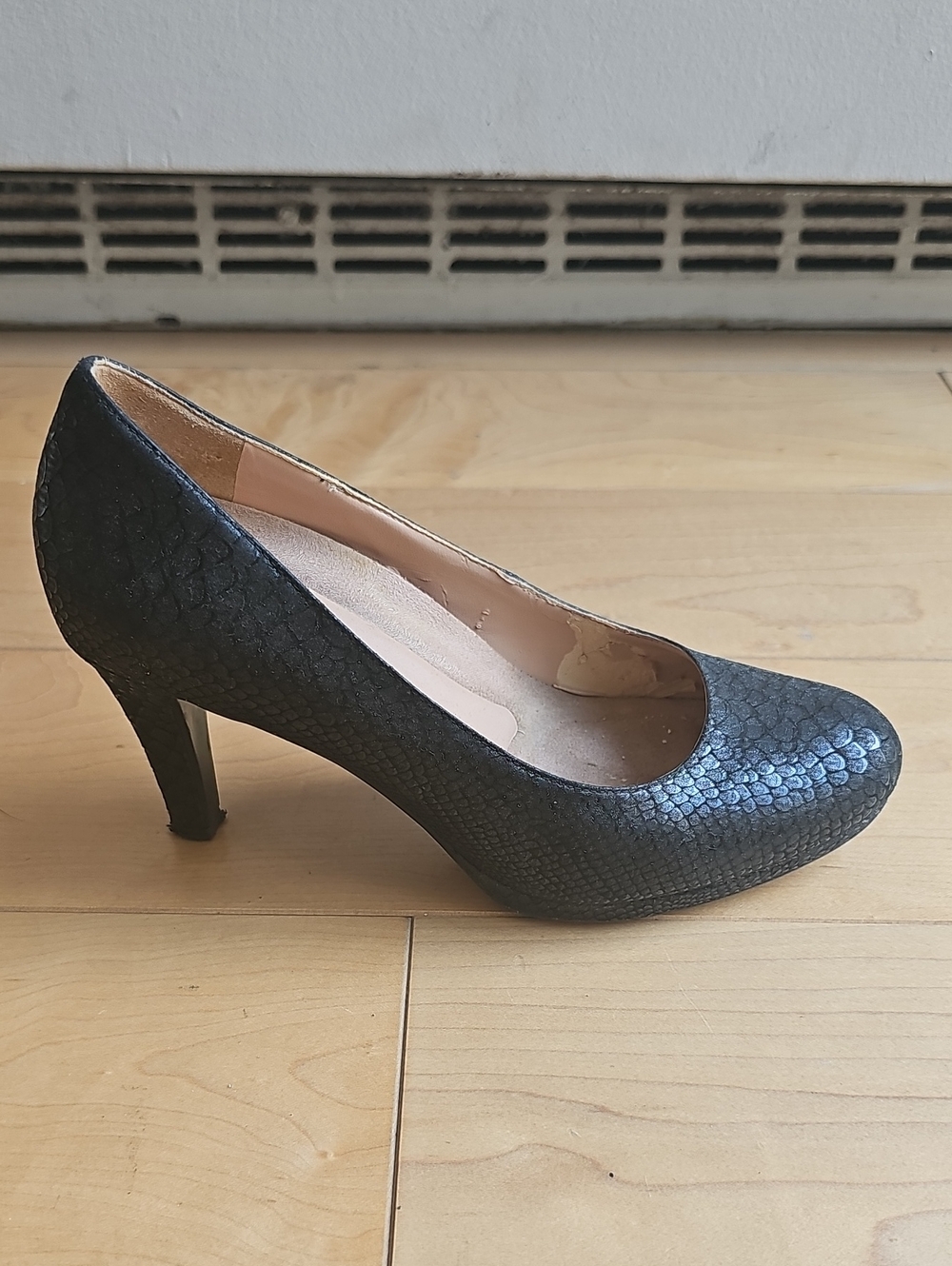 Naturalizer Michelle Snake Print Black Pump